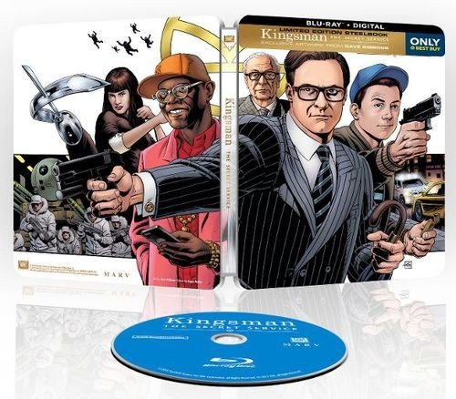 Kingsman: The Secret Service Blu-ray Steelbook Includes Digital Copy Best Buy Films