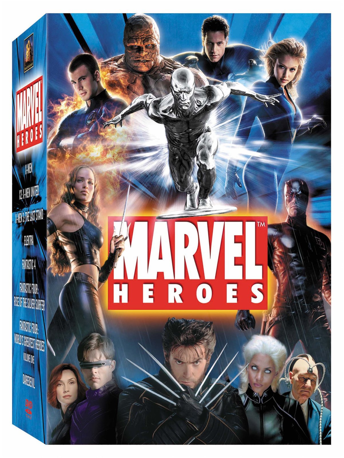 Marvel Heroes Collection (Daredevil/Elektra/X-Men/ X2/X-Men 3: The Last Stand/ Fantastic Four & Fantastic Four: Rise of the Silver Surfer) Movies