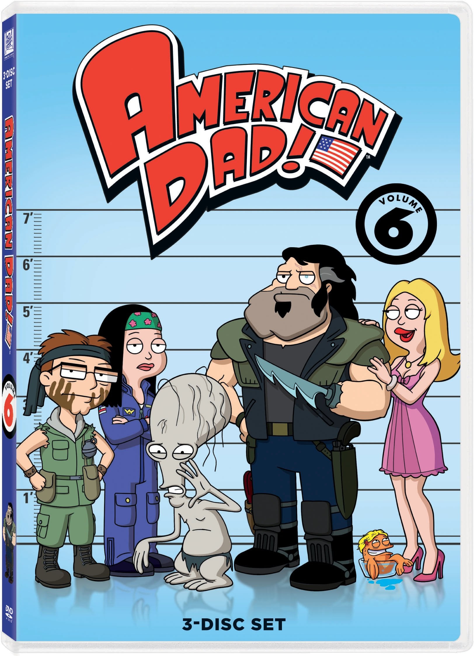 American Dad!, Vol. 6 (2011) Seth MacFarlane; Wendy Schaal; Scott Grimes (japan import) Films