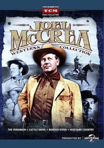 Joel McCrea Westerns Collection (The Virginian / Cattle Drive / Border River / Mustang Country) dvd