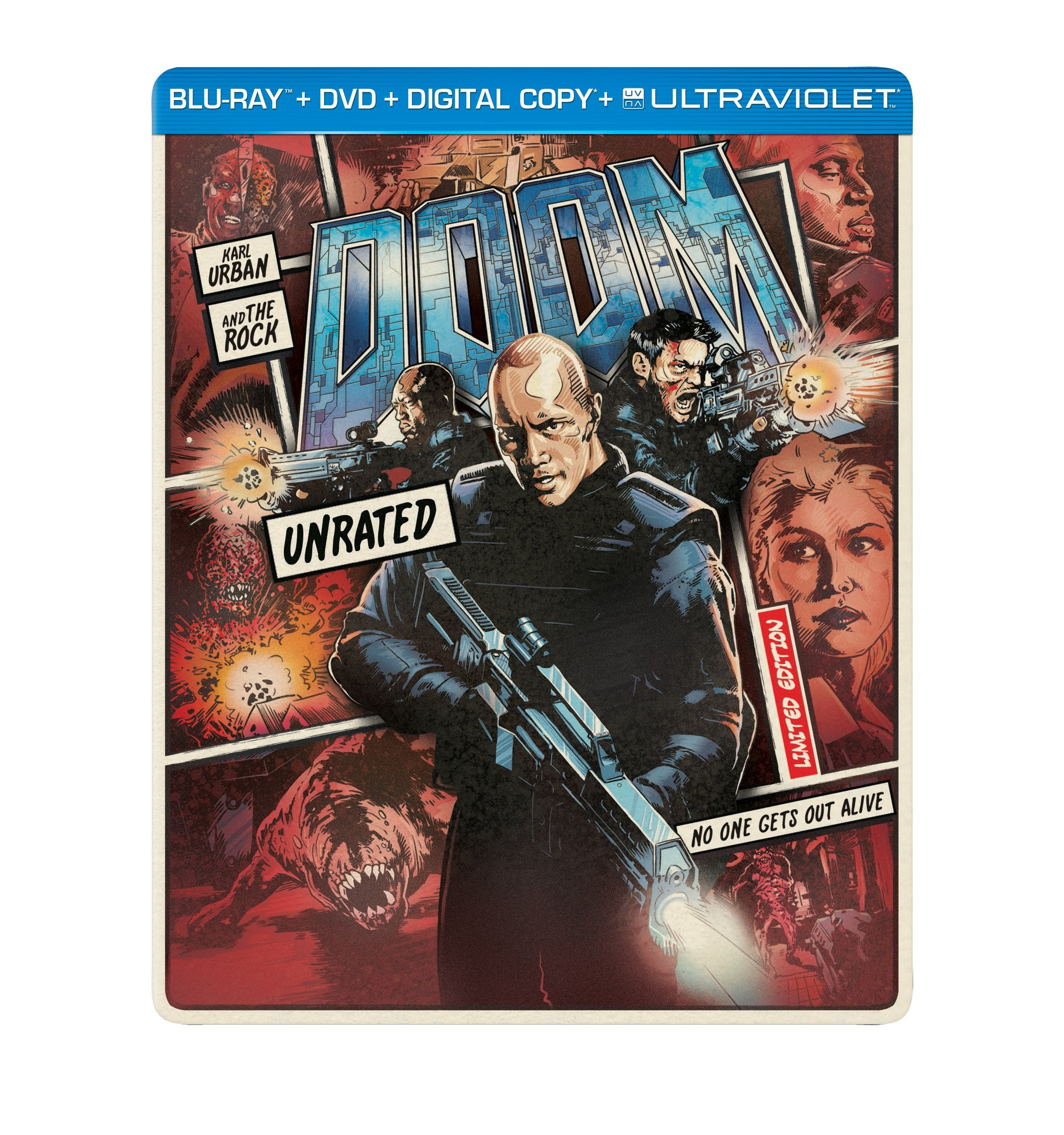 Doom - Reel Heroes Limited Steelbook Edition (Blu-ray + DVD + Digital Copy) Films