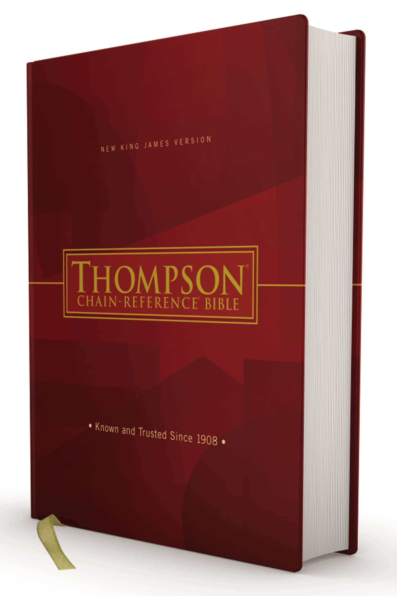 NKJV, Thompson Chain-Reference Bible, Hardcover, Red Letter: New King James Version, Red Letter Social Sciences