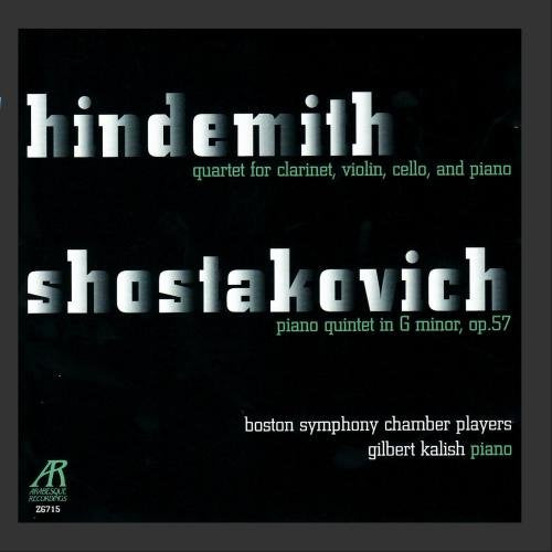 Hindemith: Clarinet Quartet/Shostakovich: Piano Quintet cd