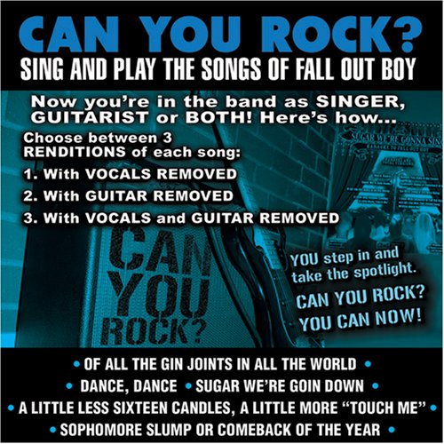 Can You Rock: Sing & Play Songs Fall Out Boy Alternative & Indie
