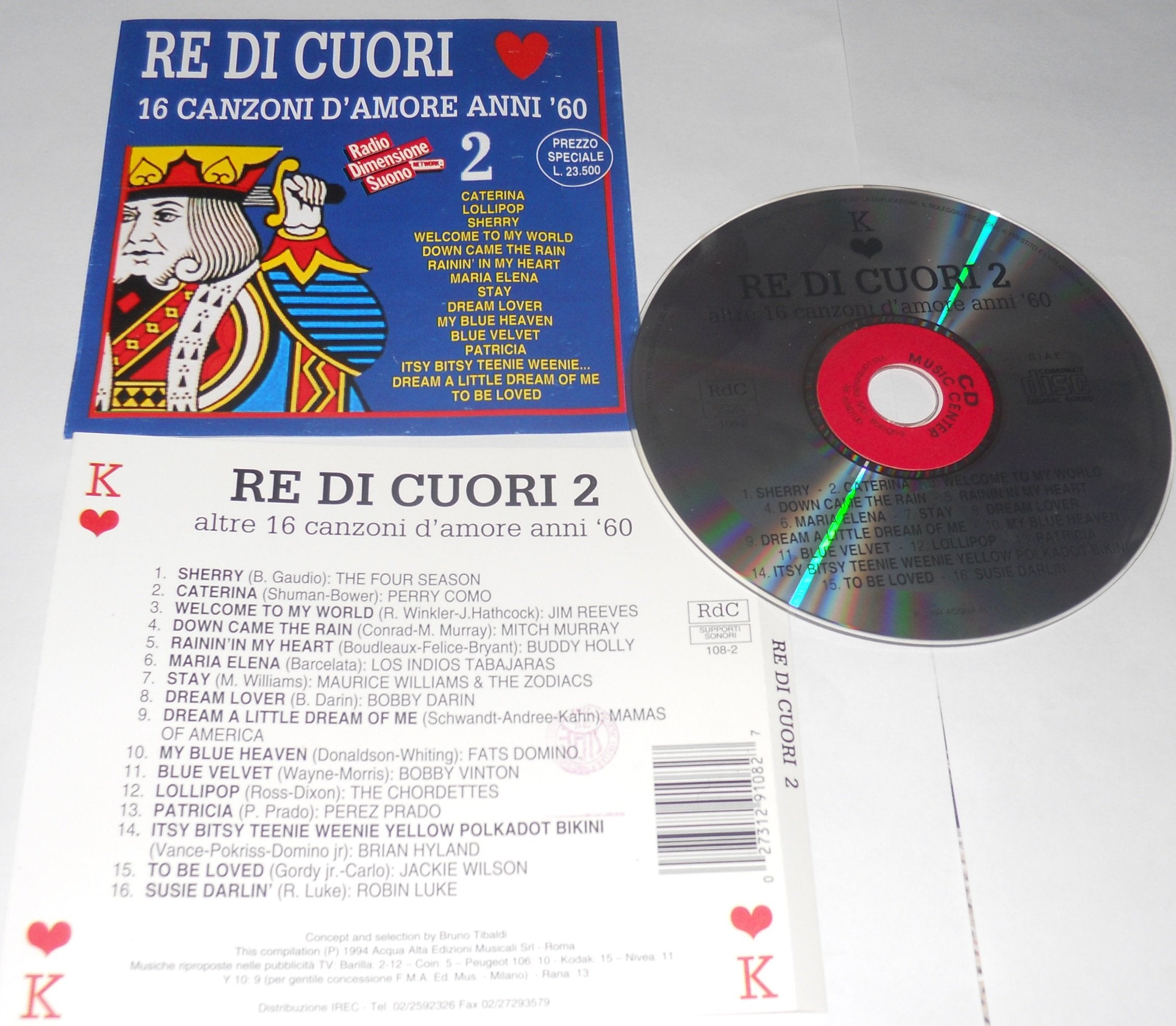 Re Di Cuori Vol.2 16 Canzoni D'Amore Anni 60 Books
