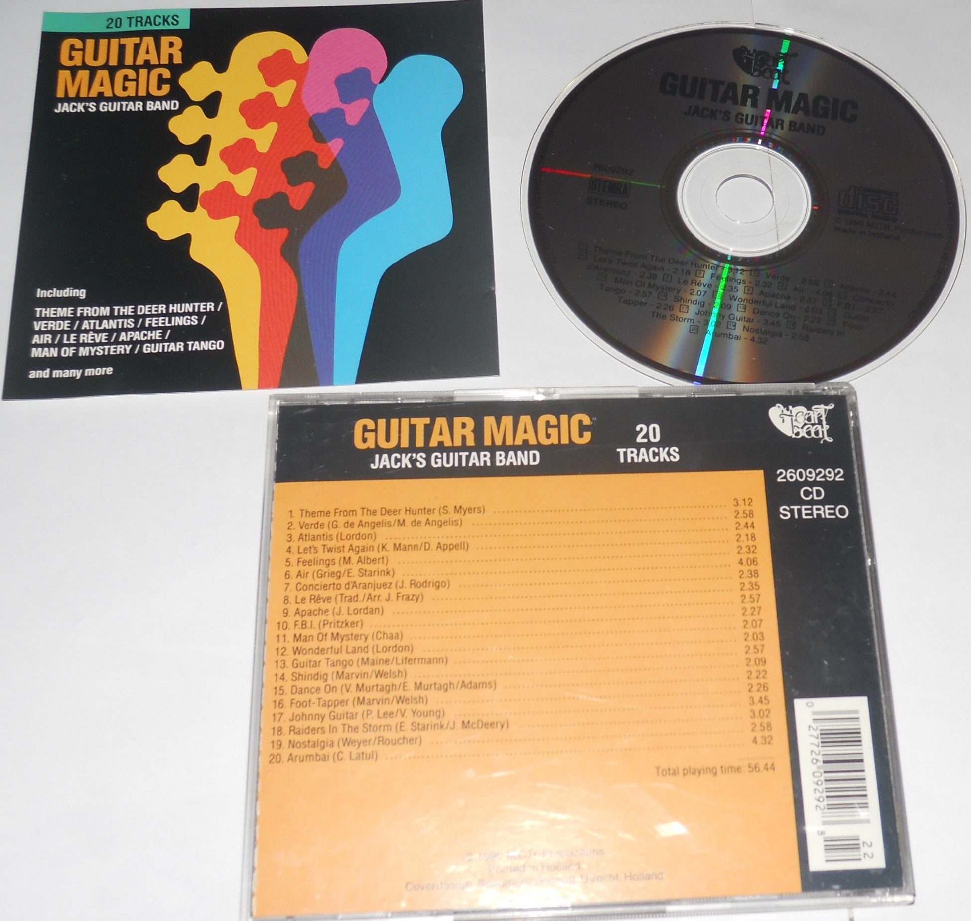 JACK'S GUITAR BAND - GUITAR MAGIC (1990 M.C.R. Productions 2609292) - CD.. Music