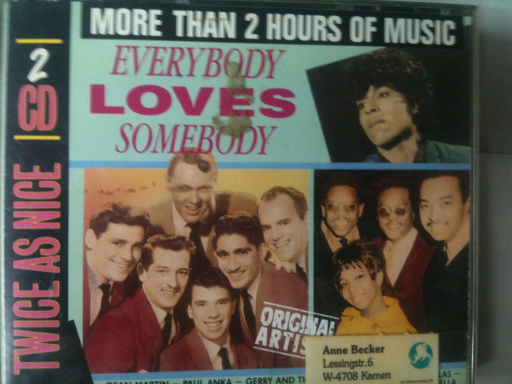 Twice As Nice 2 CD - Everybody Loves Somebody - Original Artists Music