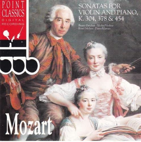 Mozart - Sonatas For Violin And Piano CD : Bruno Zwicker; Rosel Molzer Music