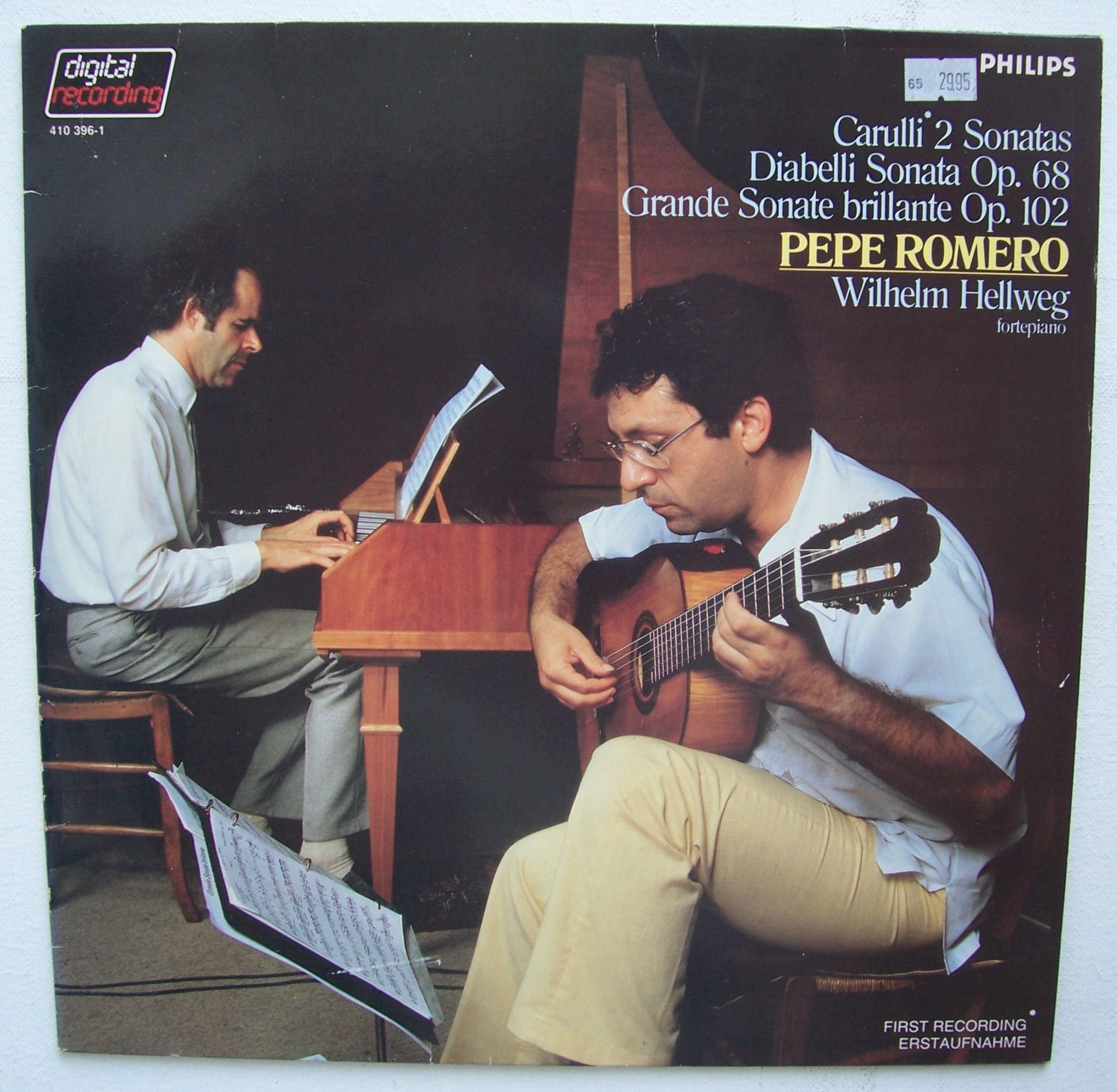 2 Sonatas LP Pepe Romero; Wilhelm Hellweg and Ferdinando Carulli Music