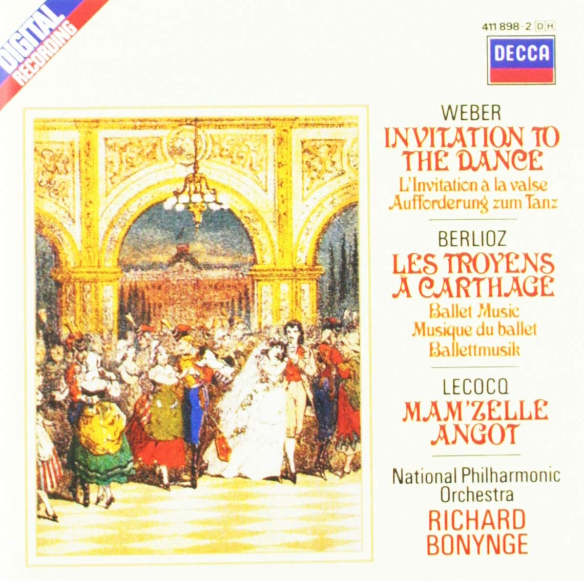 Weber: Invitation to The Dance Berlioz: Les Troyens à Carthage Lecoco: Mam'zelle Angot Classical