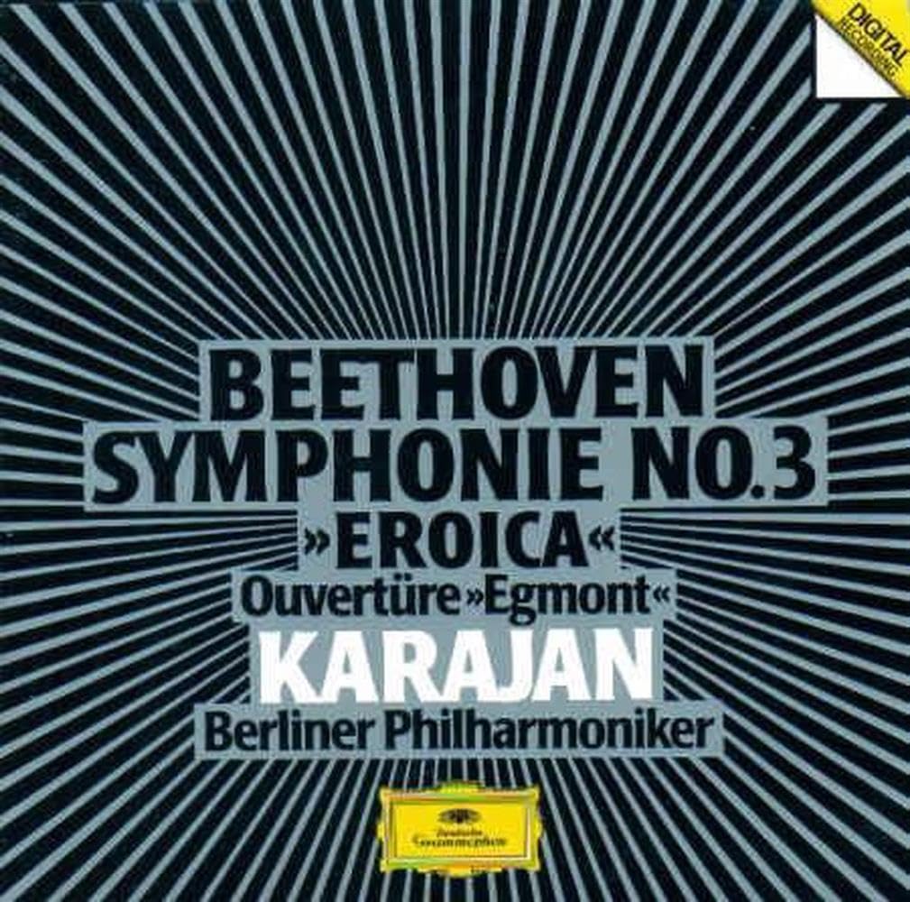 Beethoven Symphonie No.3 "Eroica" Overtüre "Egmont" Karajan Berliner Philharmoniker Classical