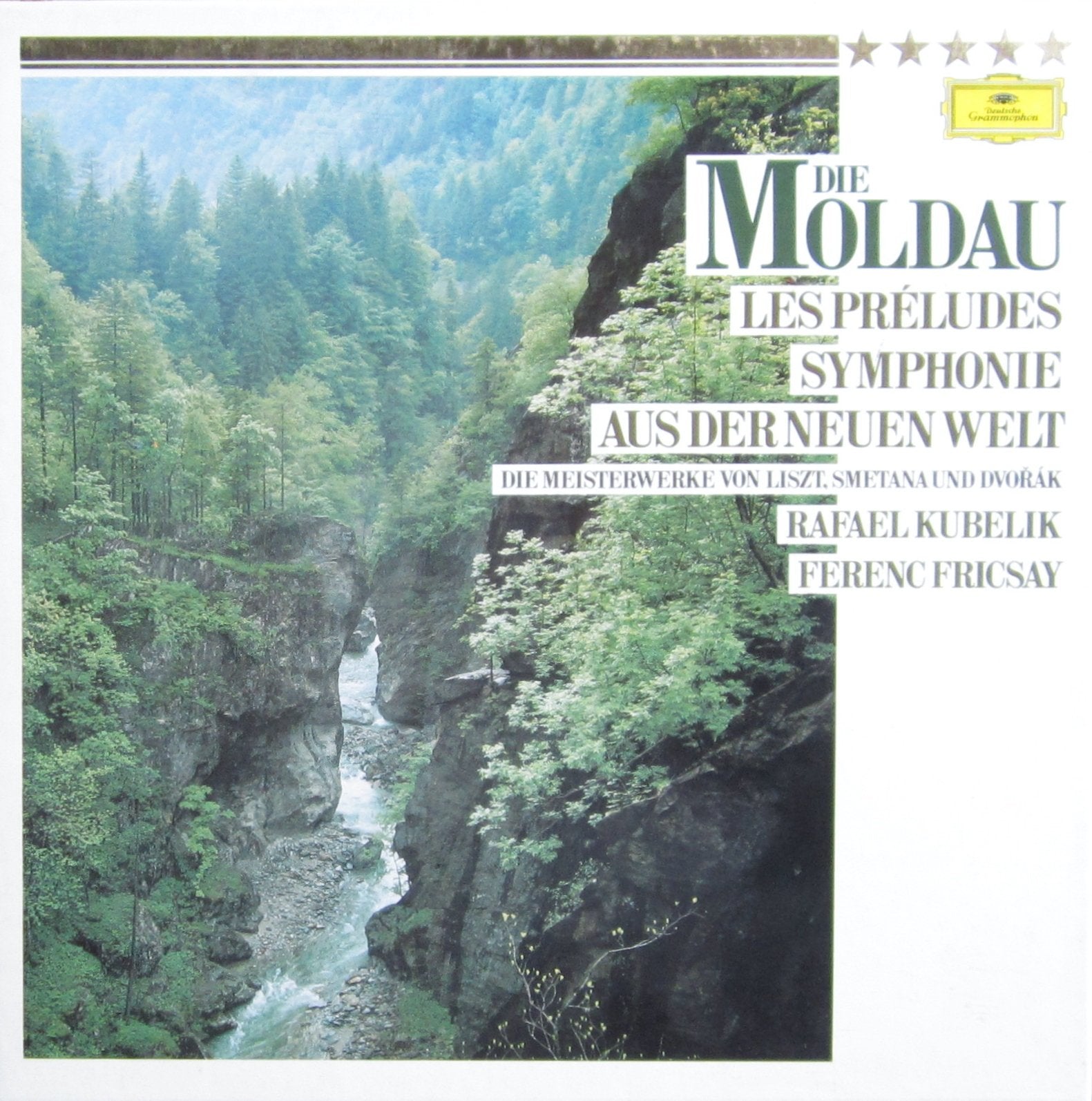 Die Meisterwerke von Liszt, Smetana und Dvorak: Die Moldau / Les Preludes / Symphonie Aus der Neuen Welt Music