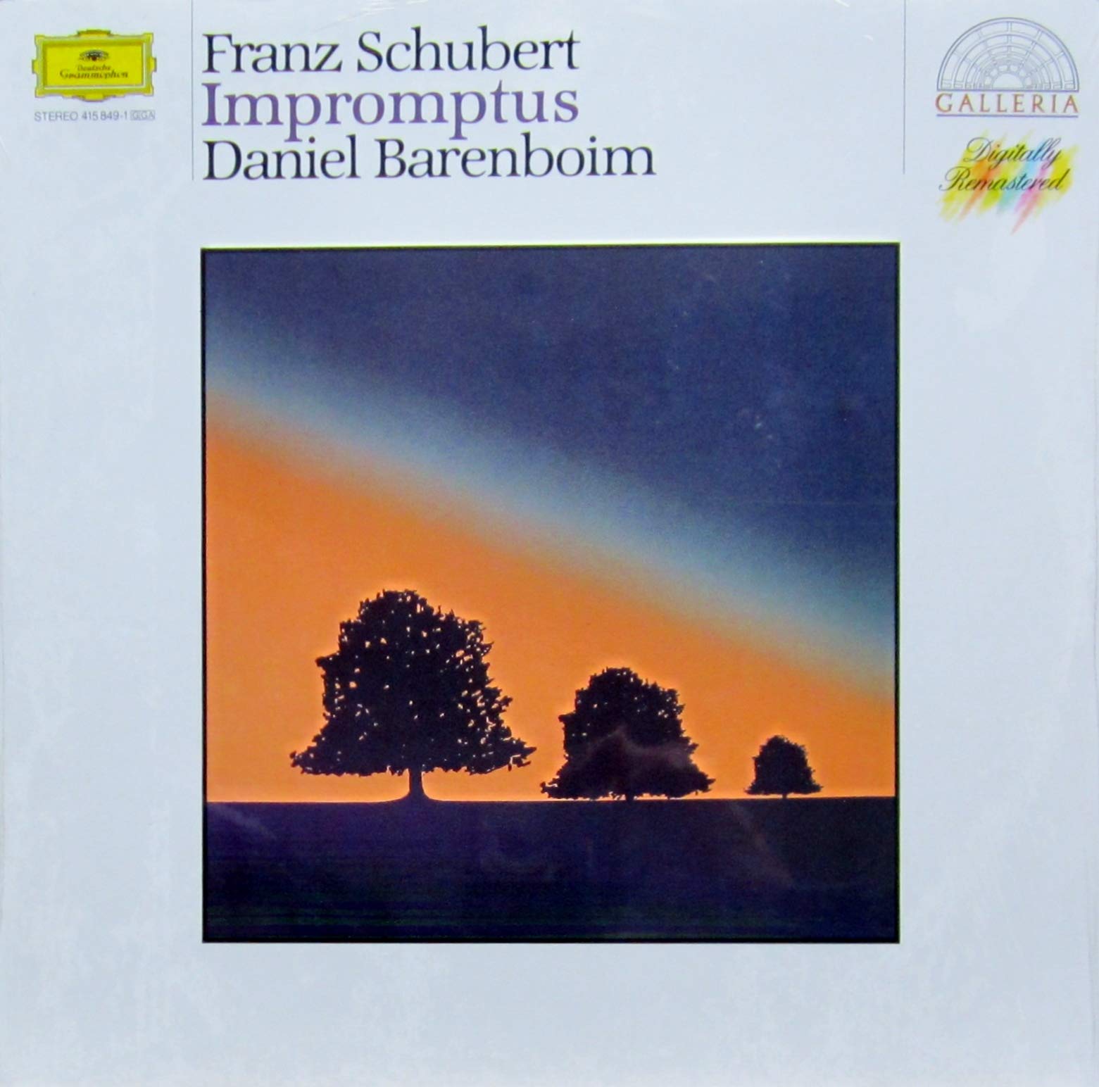 Schubert-4 935 142-4 Impromptus d 899 OP 90-Daniel Barenboim Music