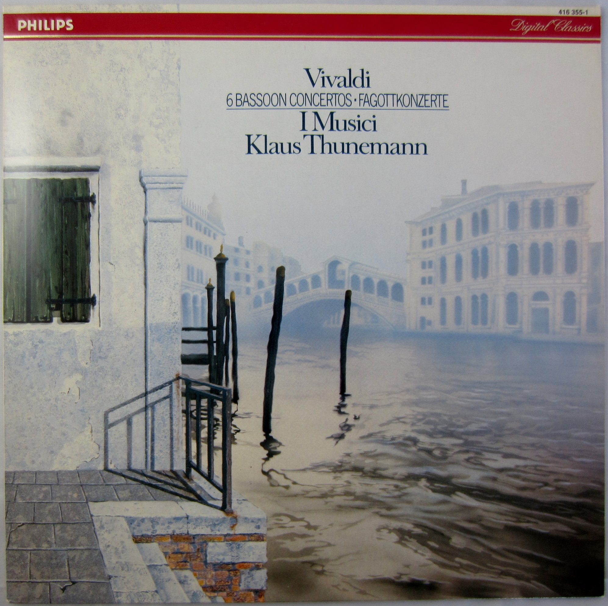 Vivaldi: 6 Bassoon Concertos ~ Fagottkonzerte - I Musici, Klaus Thunemann Music