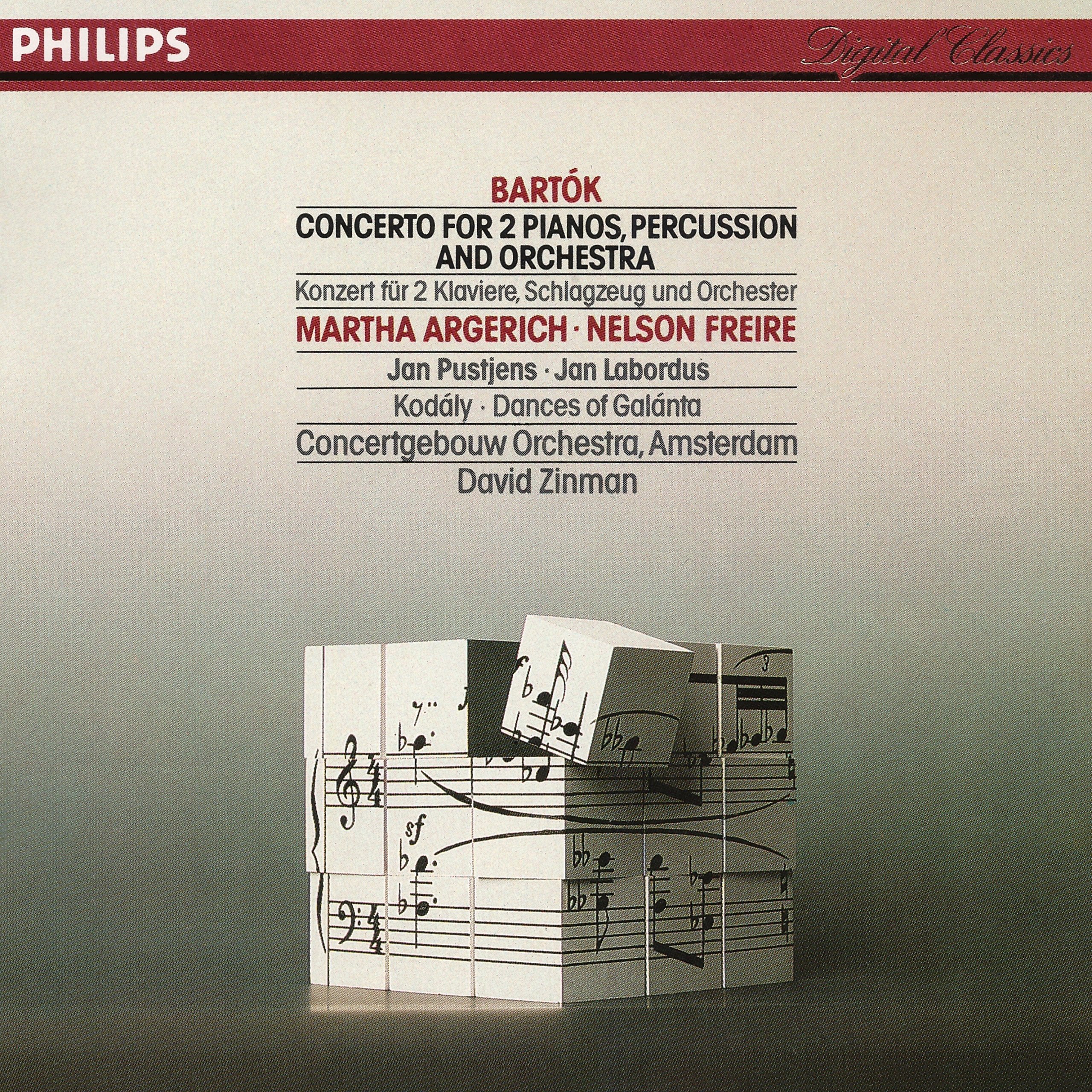 Bartók: Concerto for two pianos, percussion and orchestra / Kodály: Dances of Galánta Classical