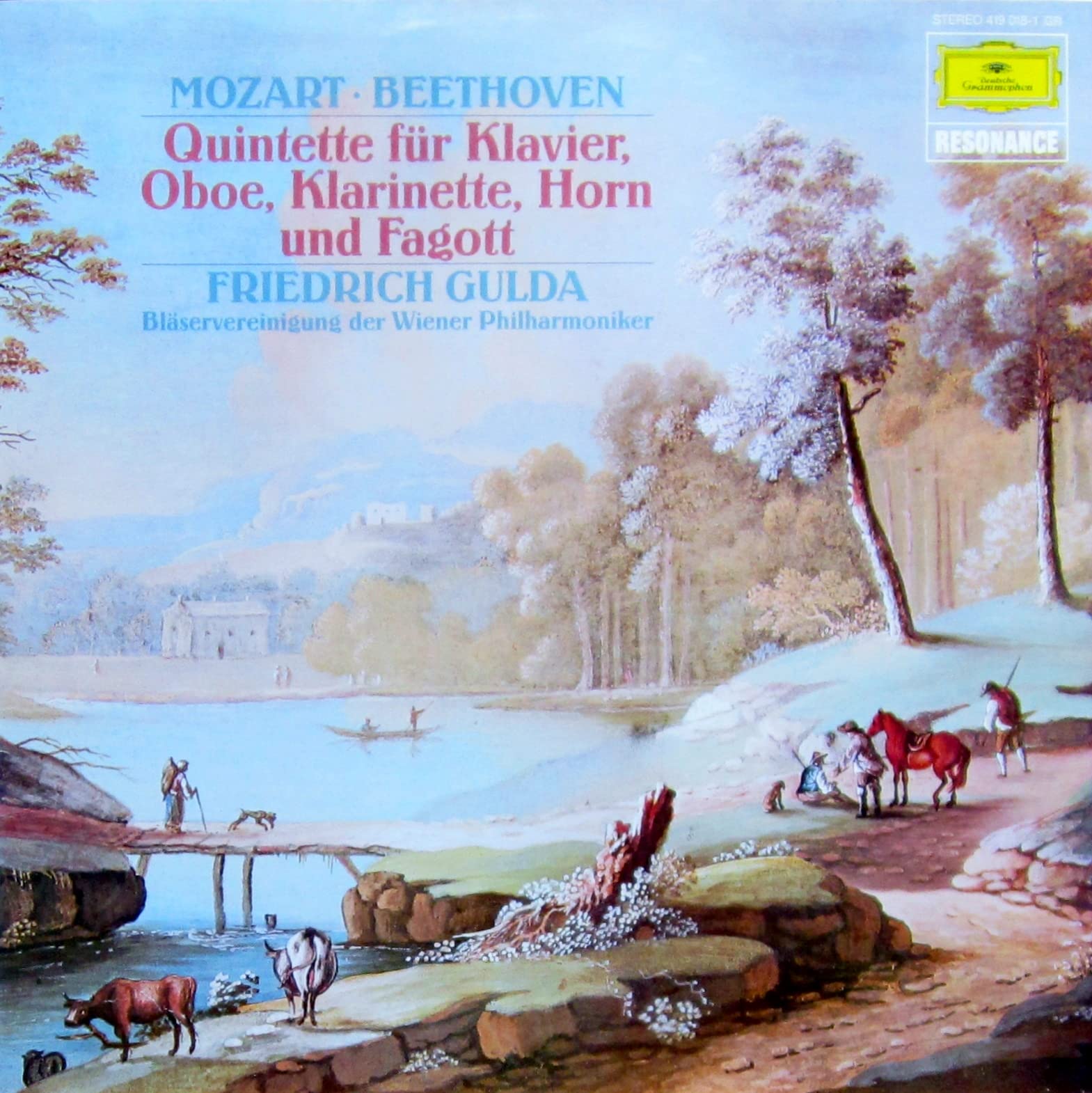 Mozart / Beethoven: Quintette für Klavier und Bläser (Oboe, Klarinette, Horn und Fagott) Music