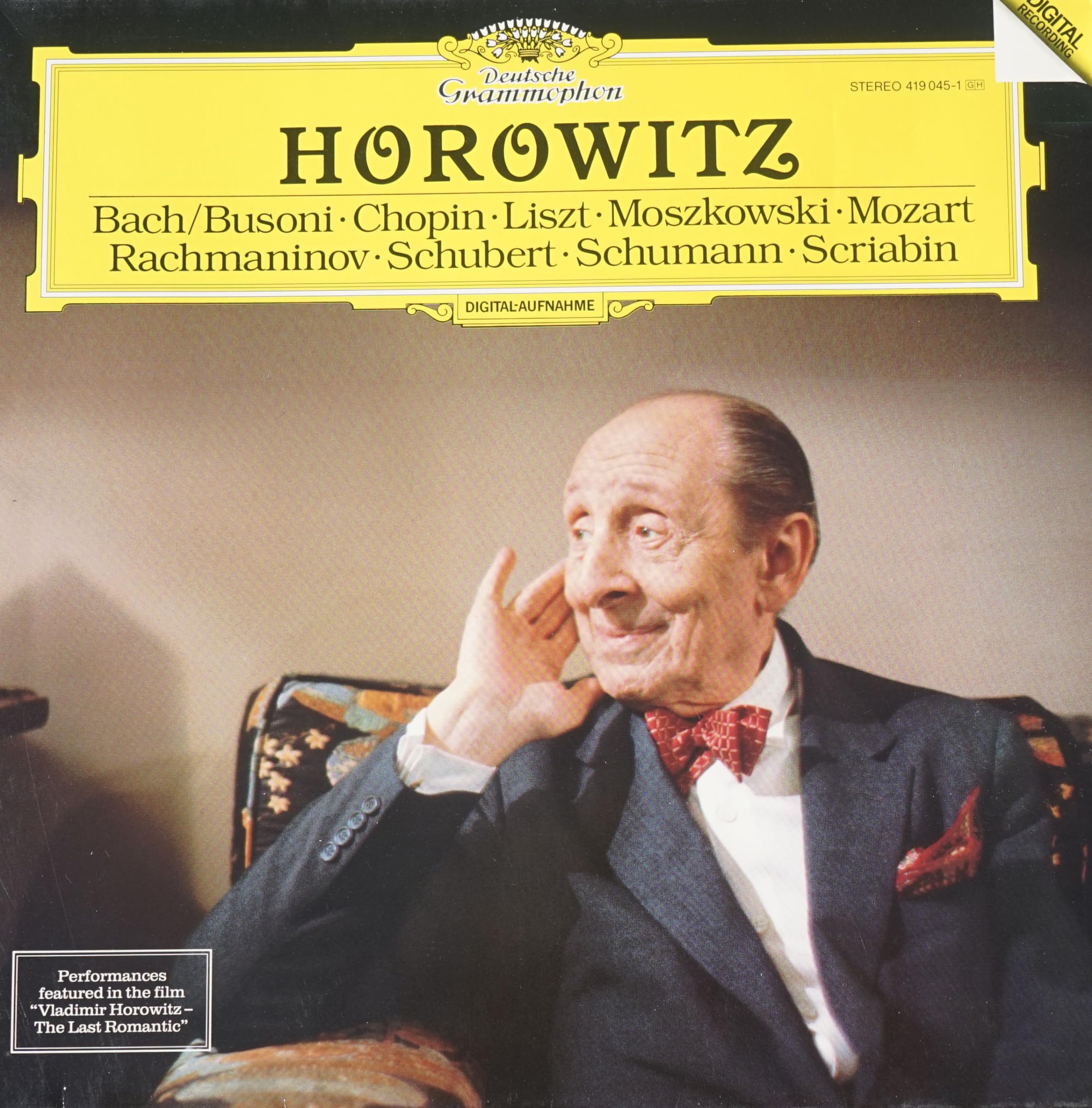 Horowitz (Bach/Busoni, Chopin, Liszt, Mozart, etc.) Music