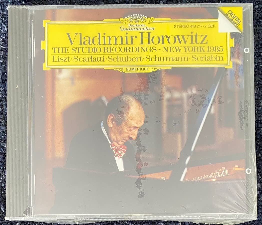 HOROWITZ STUDIO RECORDINGS NEW YORK 1985 Classical