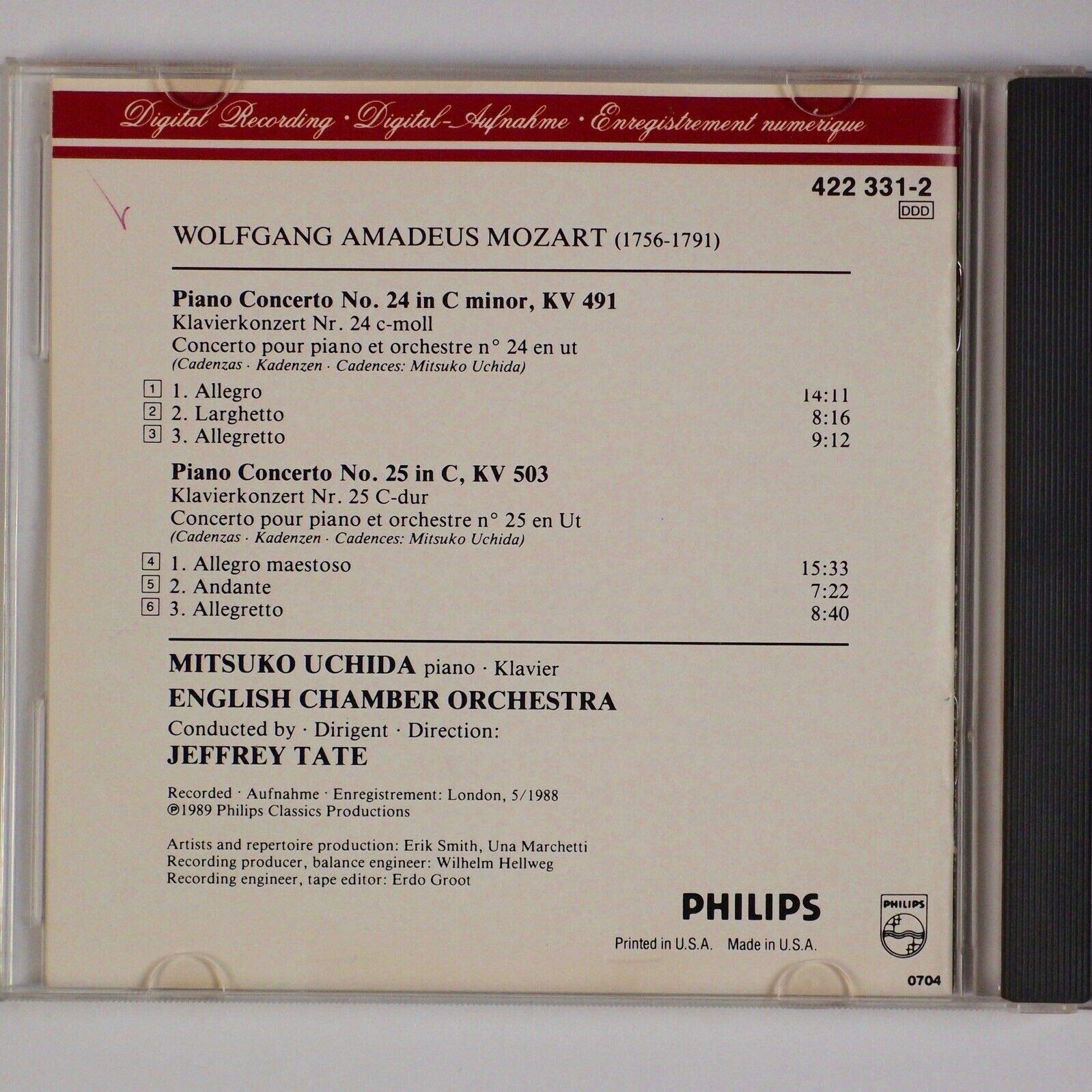 Klavierkonzerte 24&25 Classical