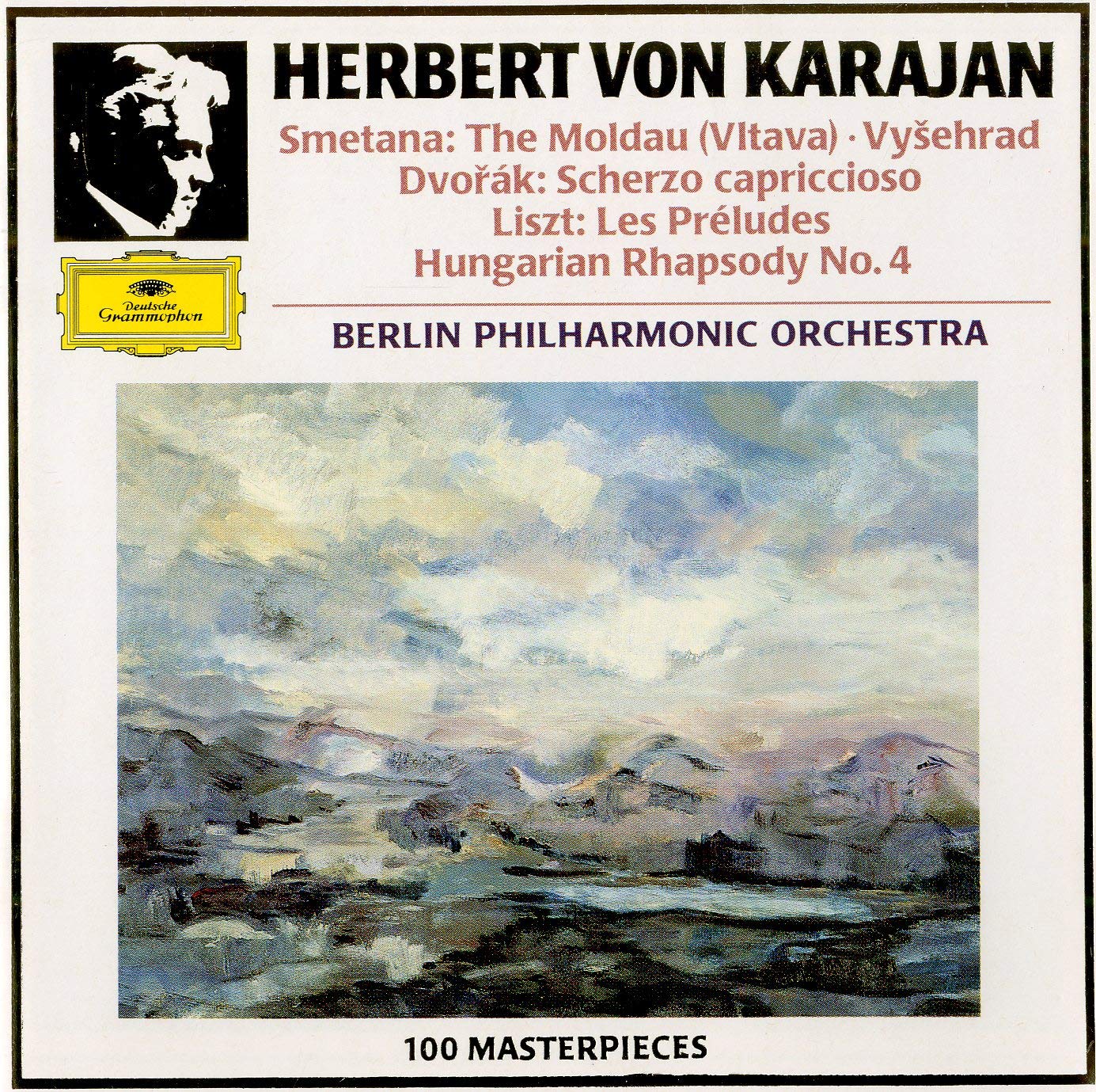 Karajan-Edition: Die Moldau, Les Preludes, Rhapsodie Nr. 4 - 100 Meisterwerke Classical