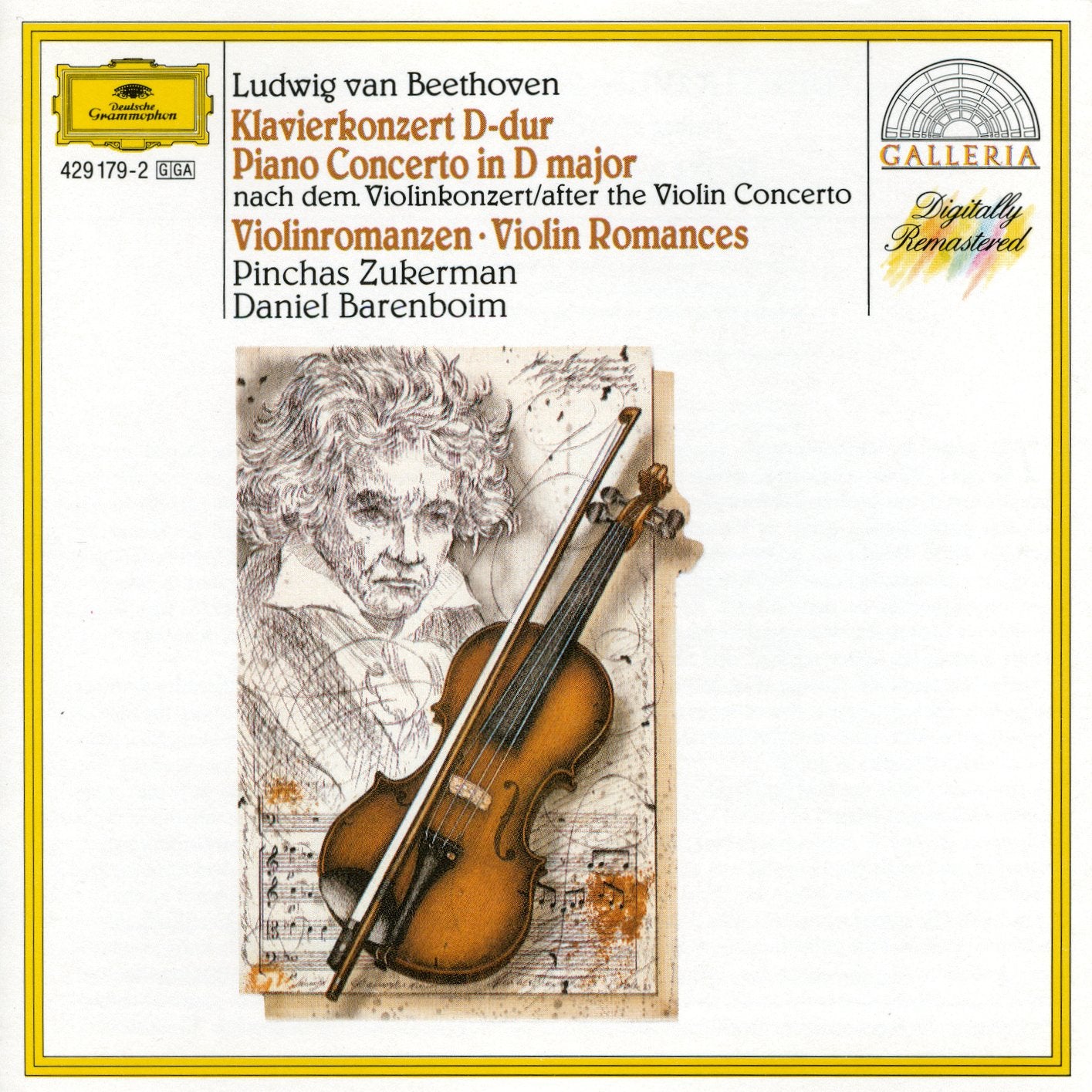 Klavierkonzert D-Dur(Violine)Violinromanzen 1,2 Classical