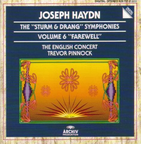 Joseph Haydn: Symphonies Sturm & Drang, Farewell Volume 6 Classical