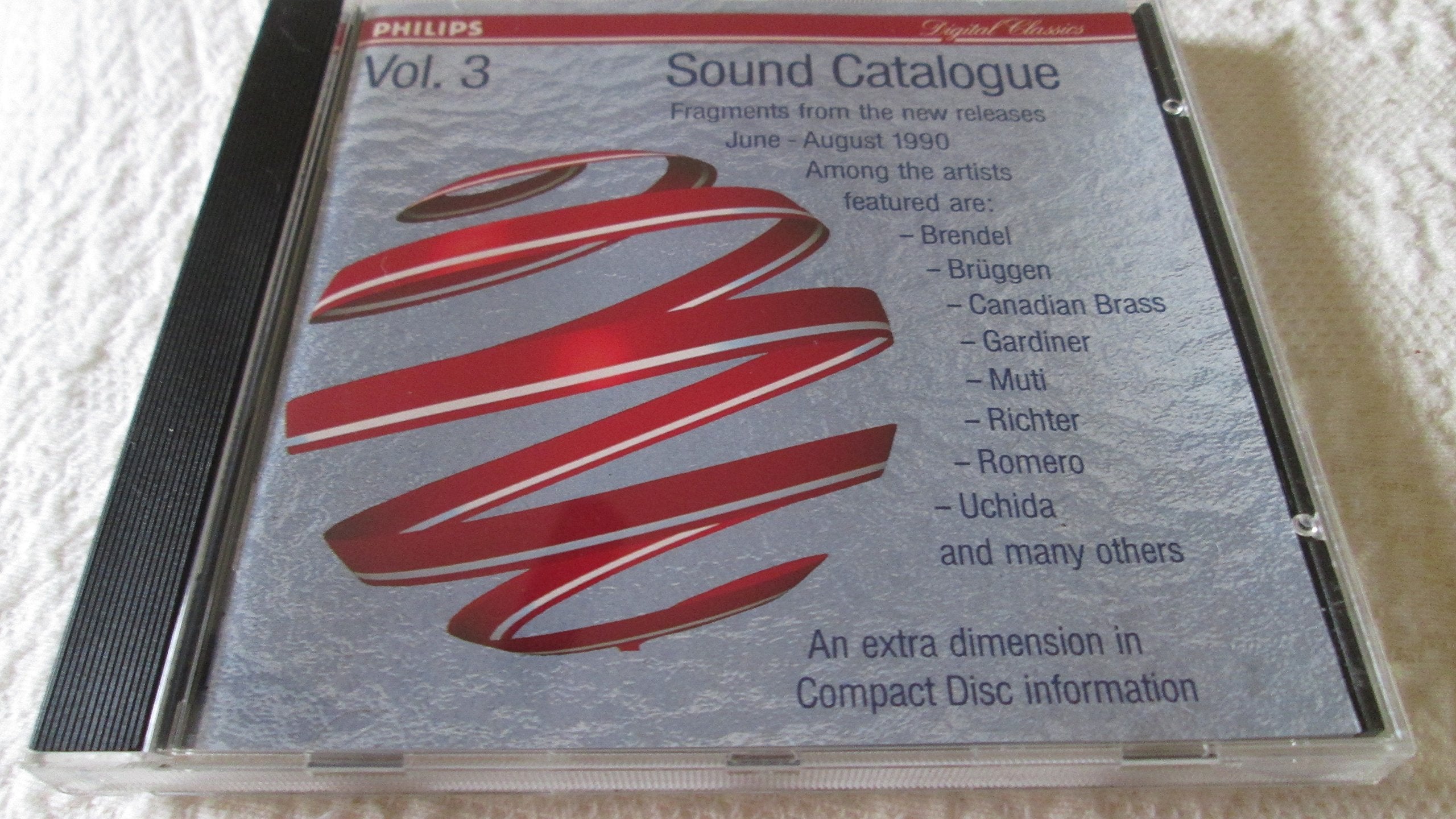 SOUND CATALOGUE 3 - FRAGMENTS FROM THE NEW RELEASES JUNE - AUGUST 1990 Music