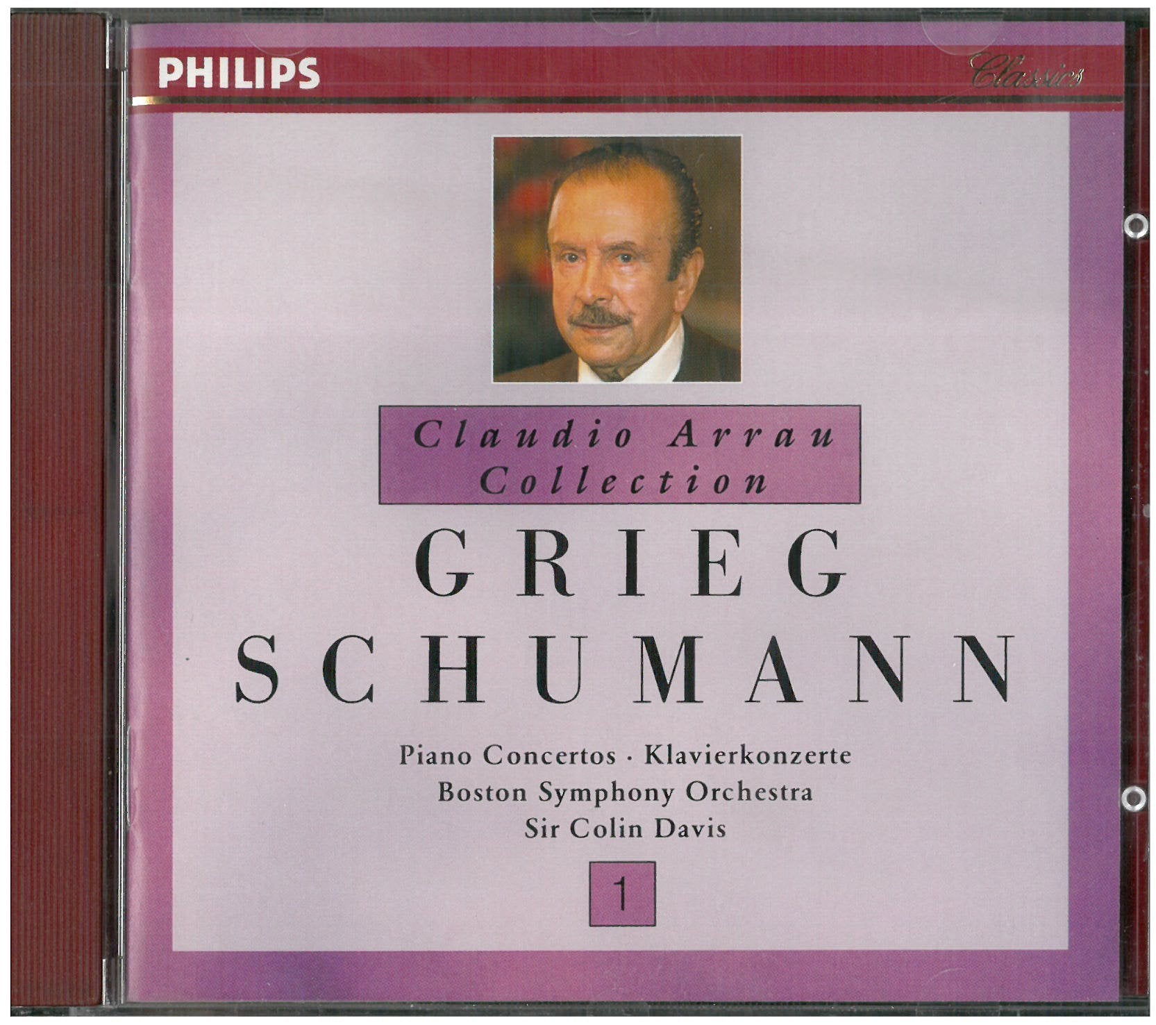 Grieg-Schumann-Concertos Pr Piano-C.Arrau-C.Davis-Bost.Sy.Or Music