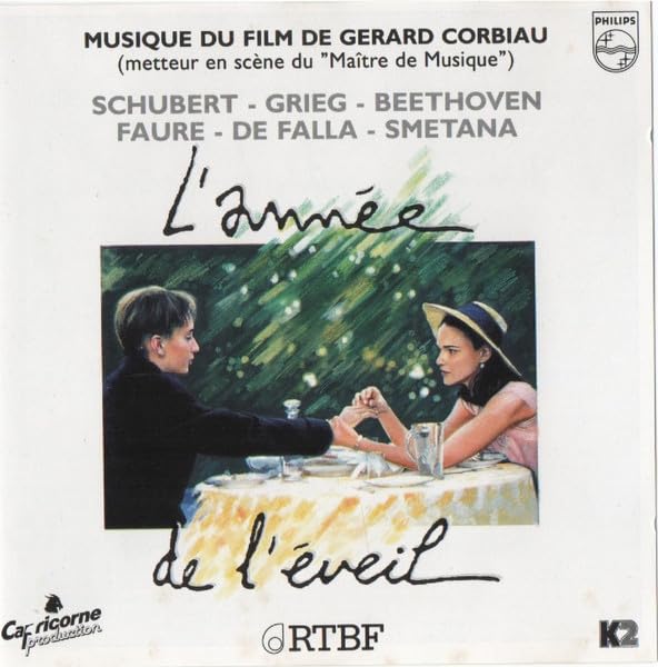 Musique du Film de G.Corbiau"l'Année de l'Éveil"-Oeuv.Grieg-Smetana-de Falla-Schubert-Grieg-Fauré- cd