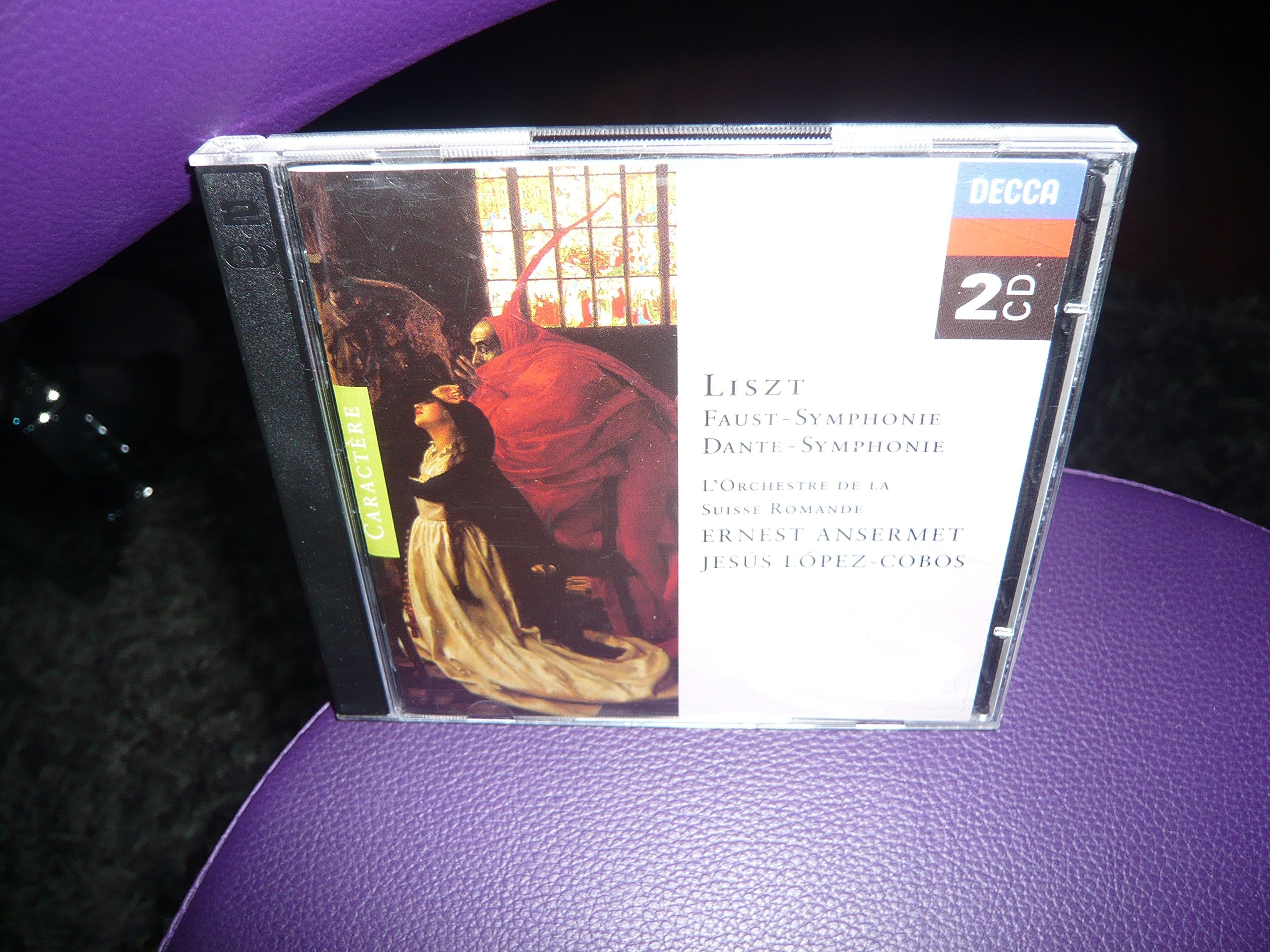 Liszt-Faust Sympho.Ansermet-Dante Symphonie-Lopez-Cobos-Osr- cd