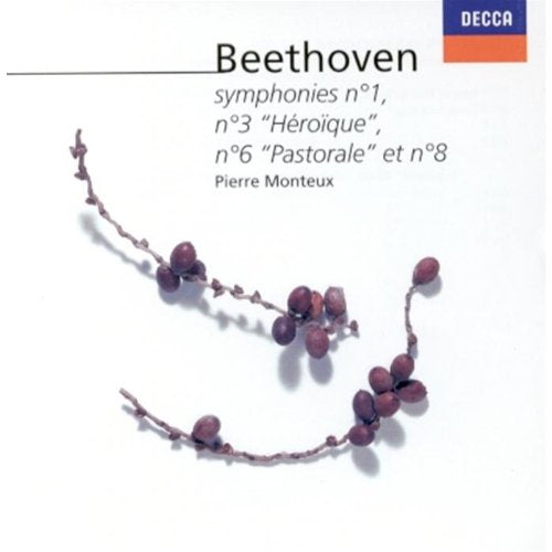 Beethoven : Symphonies, n° 1, 3, 6 et 8 cd