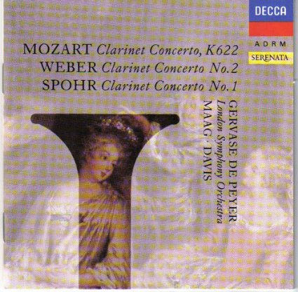 Mozart/Weber/Spohr: Clarinet Concertos cd
