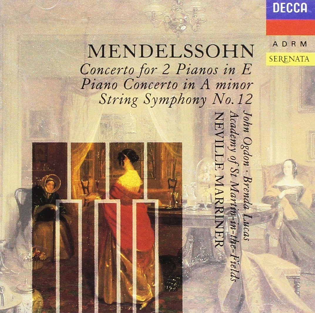 Mendelssohn-Concerto 2 Pianos-Ogdon-Lucas*Cto Piano*Marriner Music