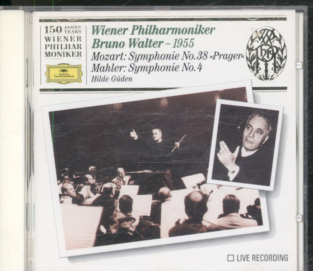 Mozart: Symphony No.38 "Prager" Mahler: Symphony No.4 Hilde Güden Wiener Philarmoniker Bruno Walter 1955 Music