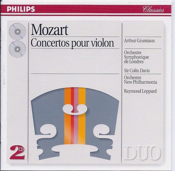 Mozart-5concertos Violon-Grumi Classical