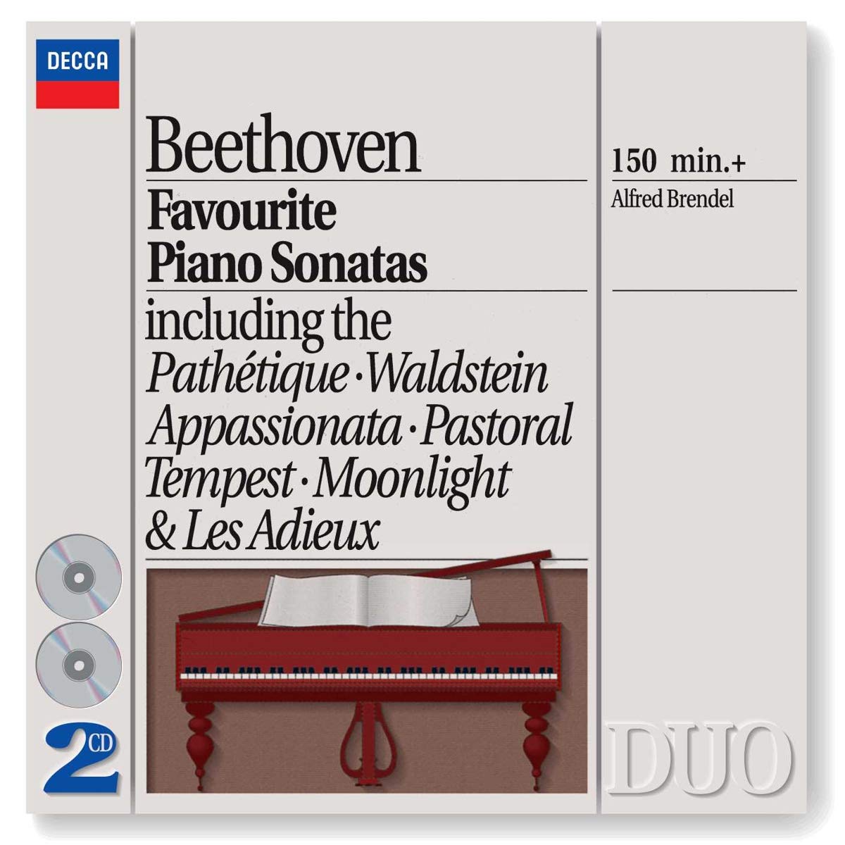 Favourite Piano Sonatas (Patetica,Chiaro Di Luna,Pastorale) Classical