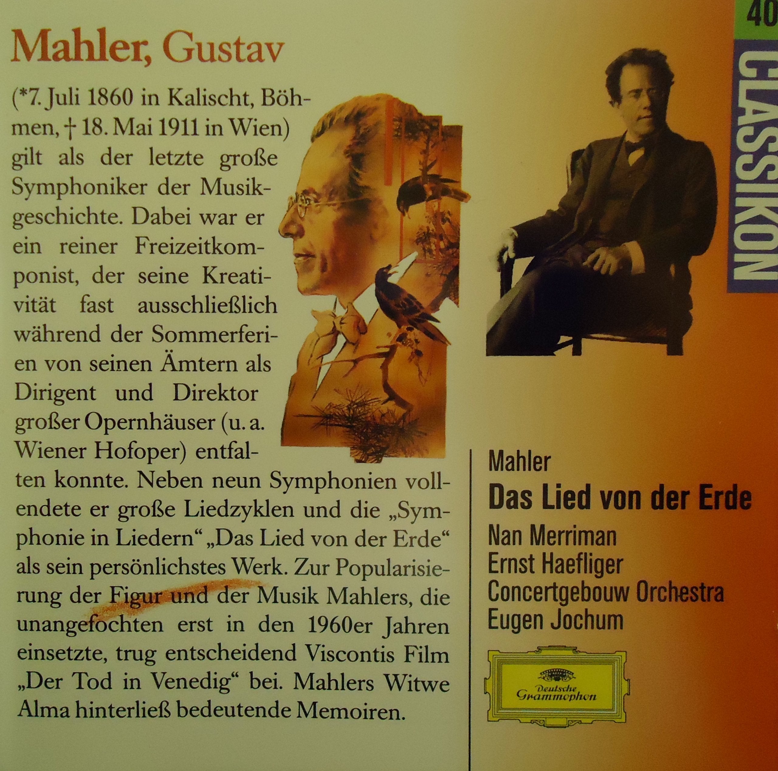 Lied Von der Erde Classical