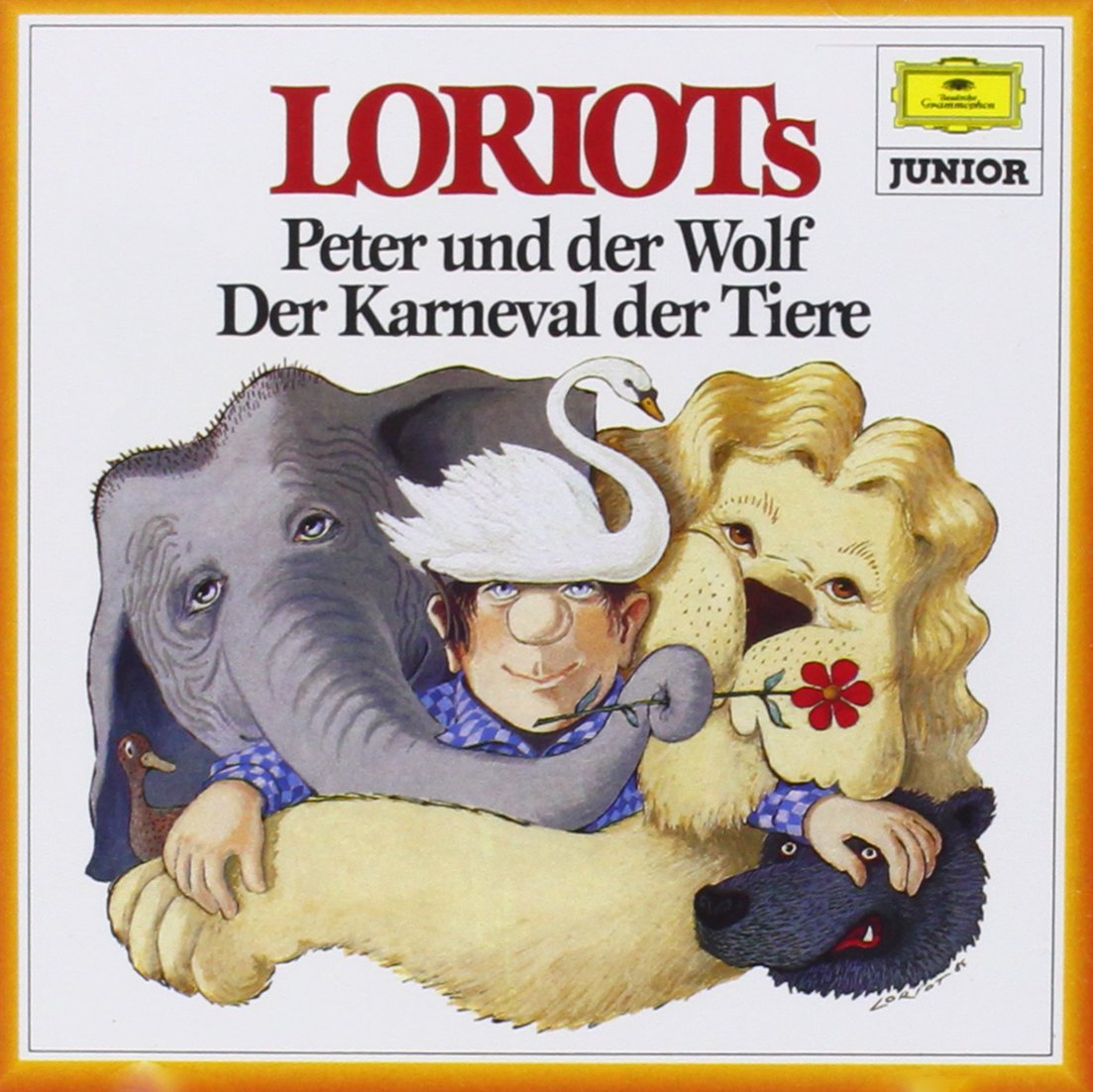 Loriots Peter und der Wolf / Der Karneval der Tiere. CD Music for Children