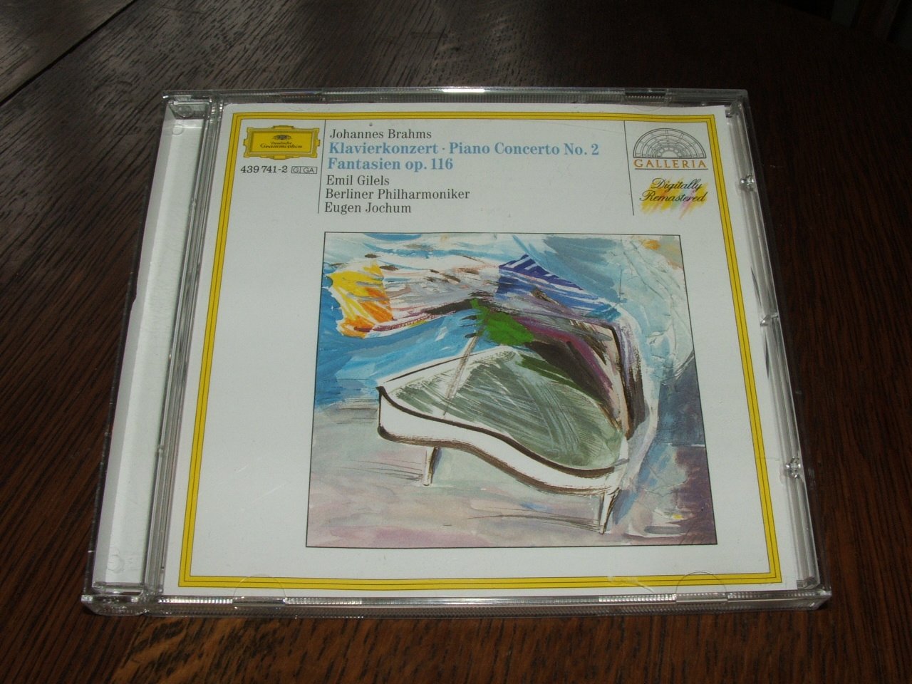 Brahms; Piano C. No.2/Fantasien. Emil Gilels. Jochum Music