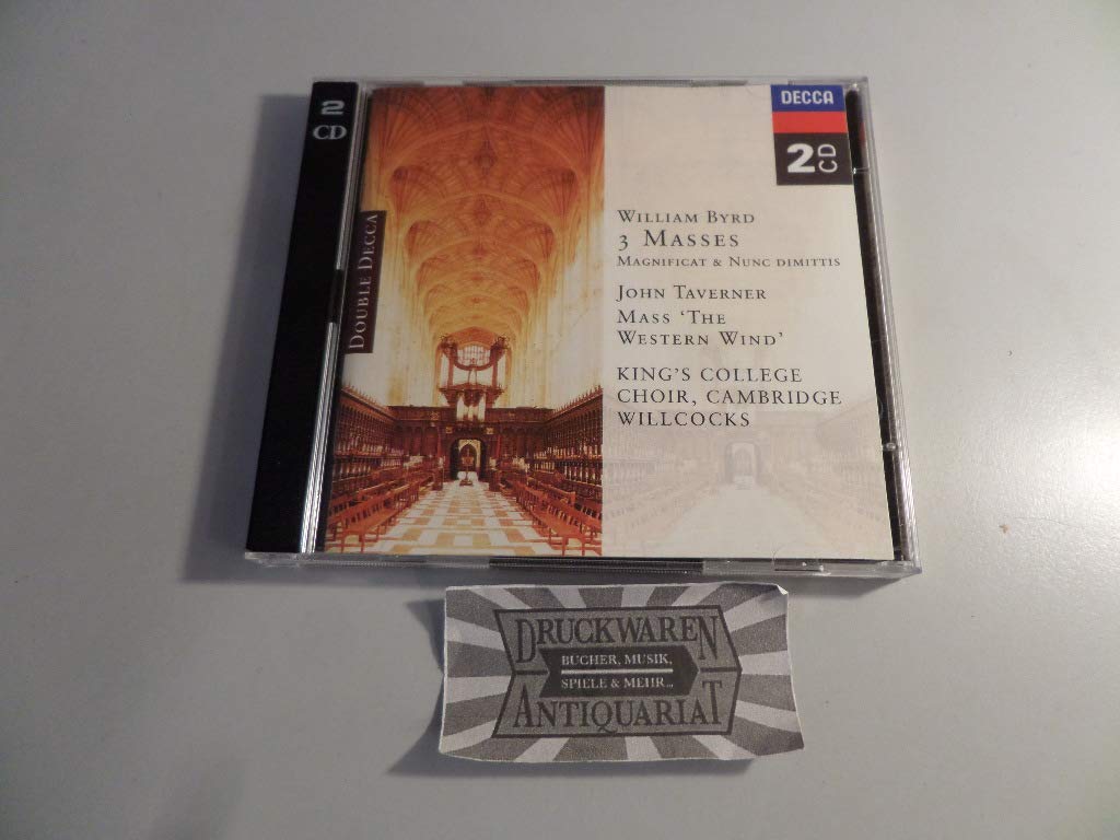 3 Masses / Magnificat / Nunc Dimittis / Western Wind Mass Classical