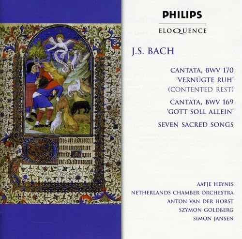 J.S Bach : Cantatas BWV 170 et 169 - 7 Chants sacrés cd