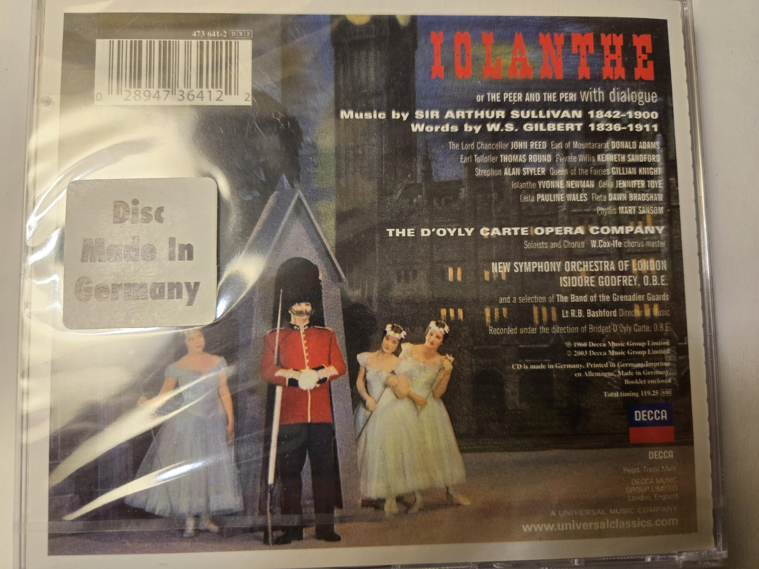 Product Image: Gilbert & Sullivan: Iolanthe