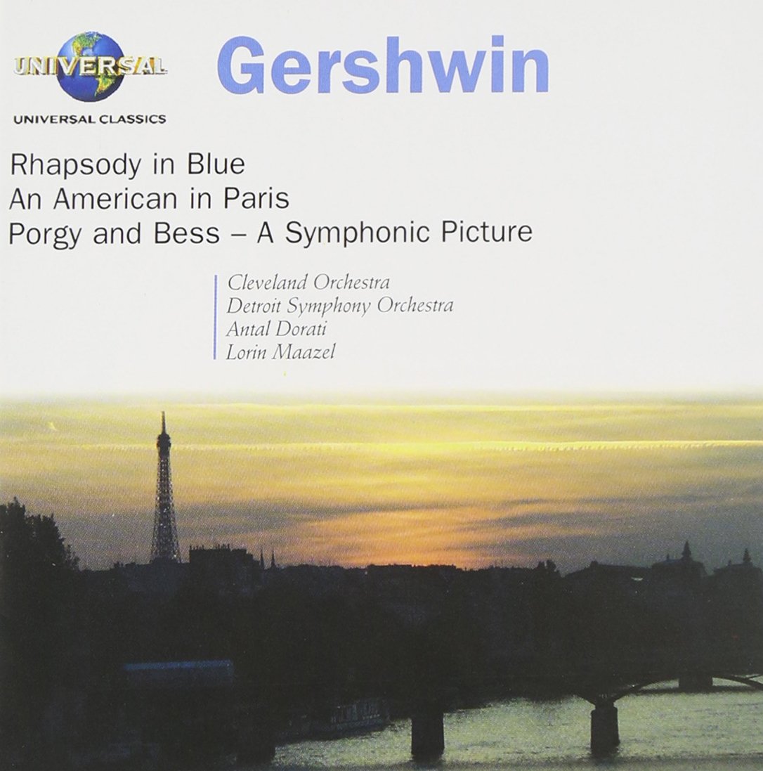 Rhapsody Blue/American in Paris cd