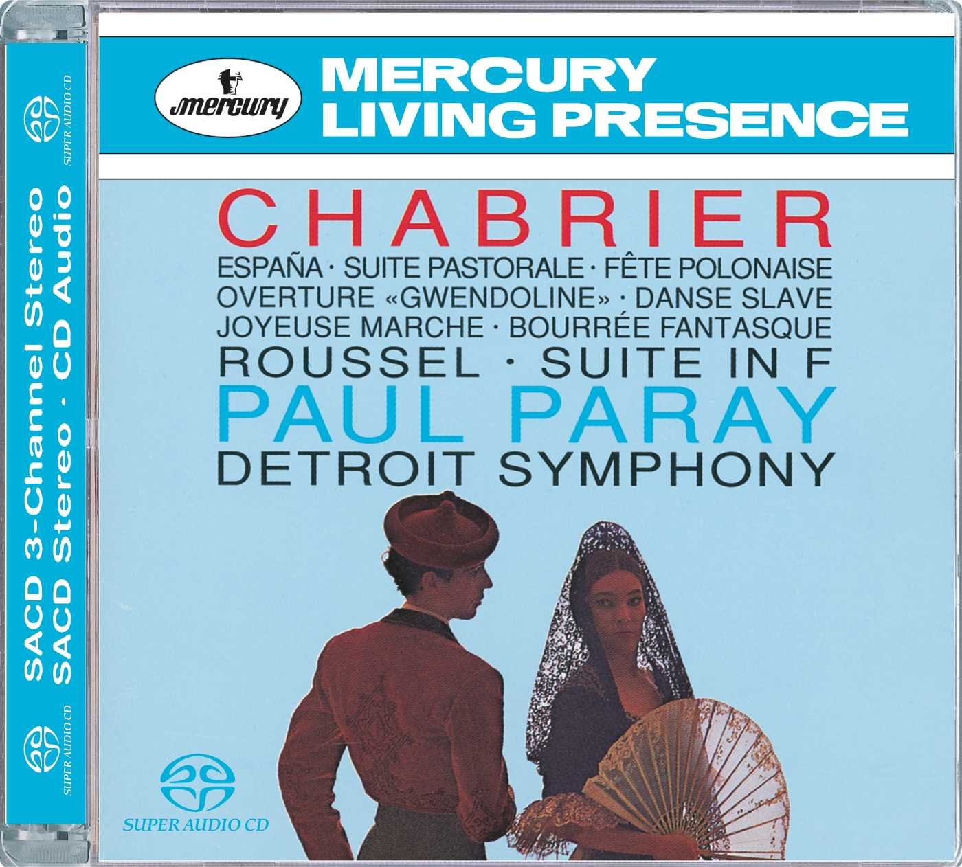 CHABRIER : Espana, Suite Pastorale, Ouverture de Gwendoline, Joyeuse Marche, Bourrée Fantasque etc / ROUSSEL : Suite en fa op. 33 cd