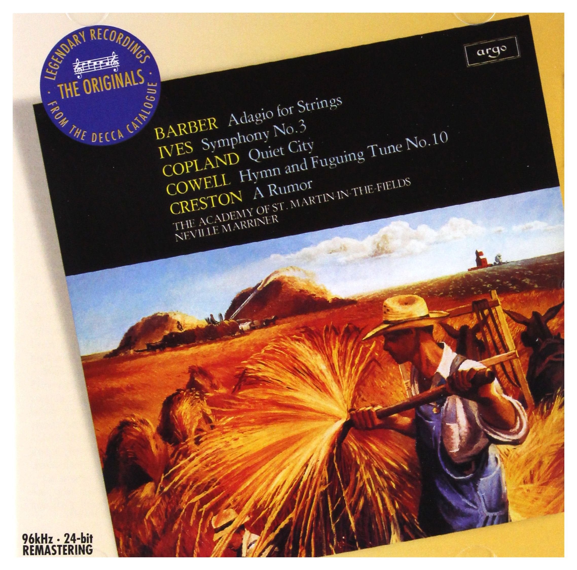 The Originals - Sinfonie 3 "the Camp Meeting"/Adagio for Strings/+ Classical