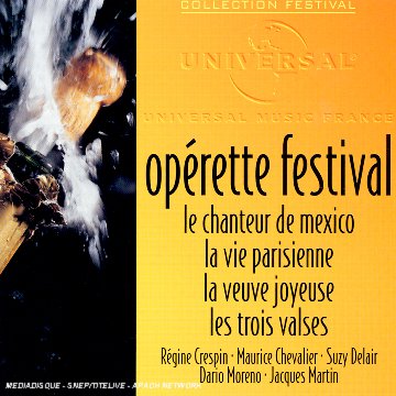 Opérette Festival cd