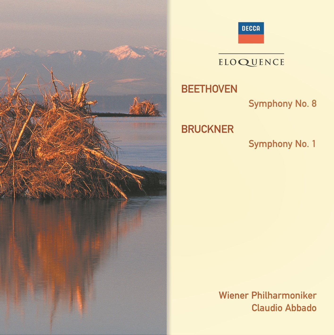 Beethoven : Symphonie n° 8 / Bruckner : Symphonie n° 1 cd