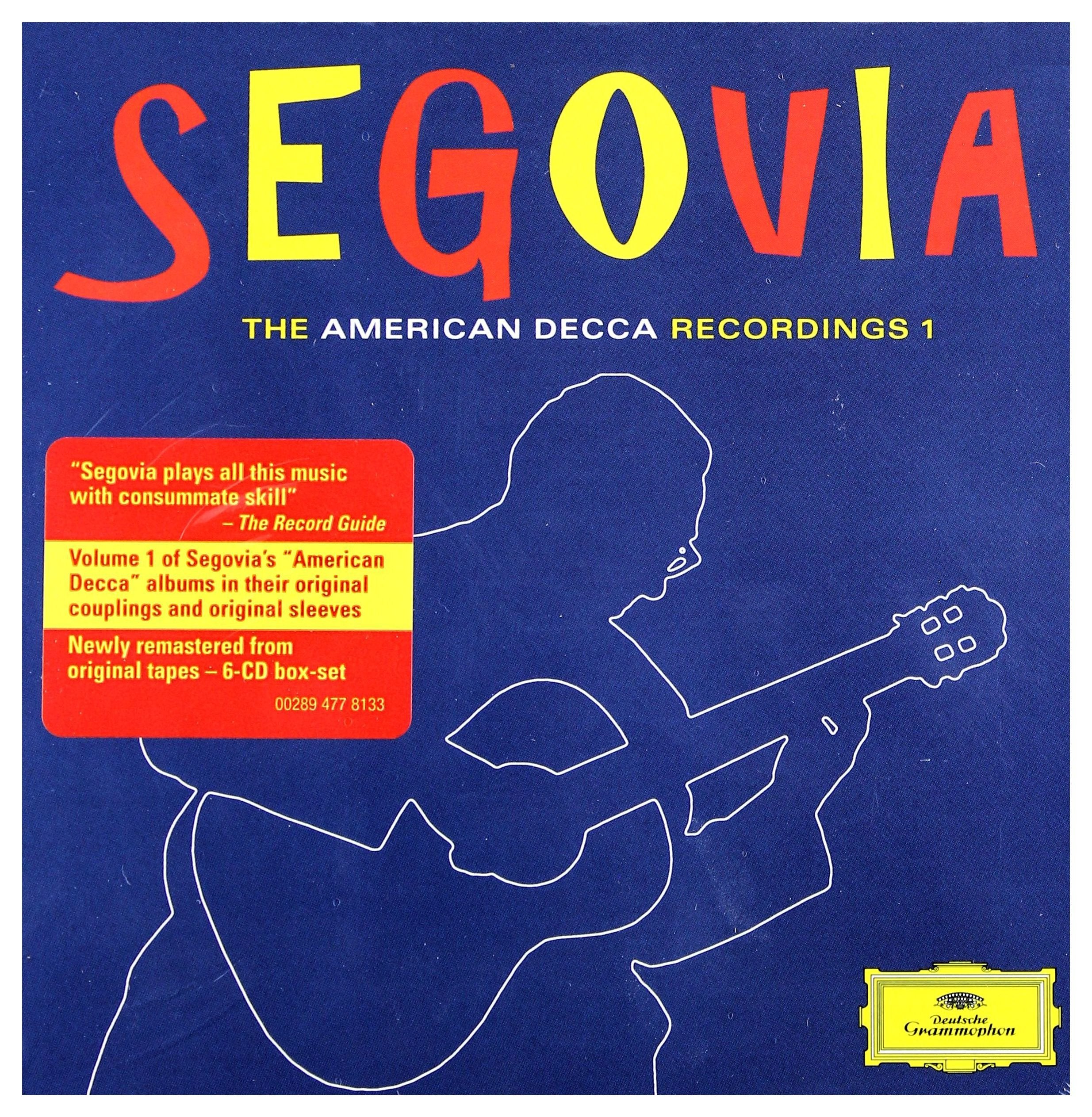 Andres Segovia - The American Decca Recordings 1 cd