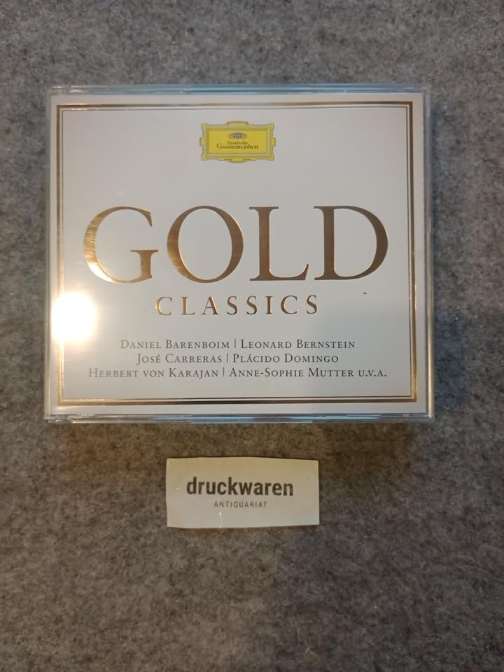 Deutsche Grammaphon Gesellschaft "GOLD CLASSICS" 3 CD-Box von 2011 (Große Dirigenten/Berühmte Sänger/ Virtuose Solisten) Music