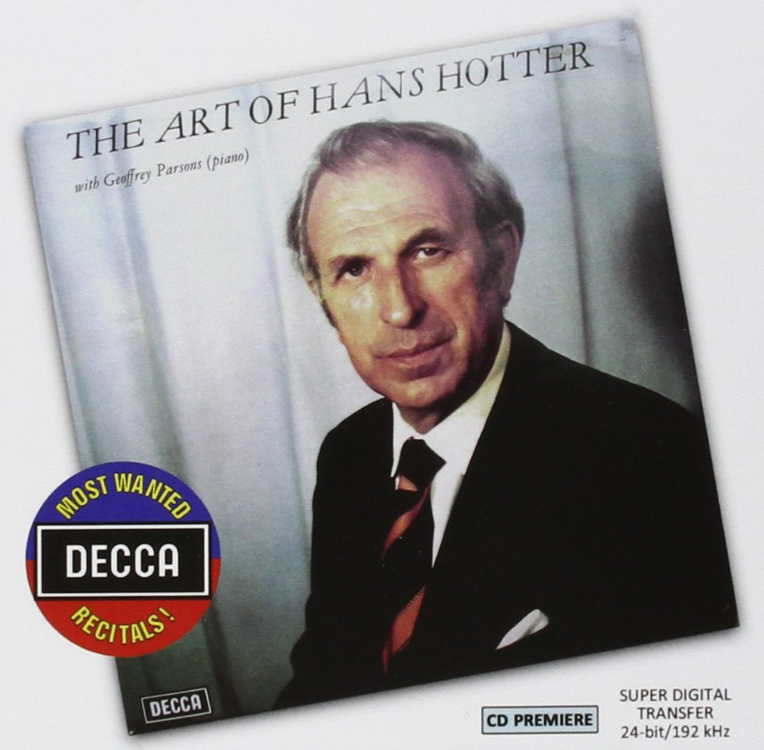 Art of Hans Hotter-Ltd cd
